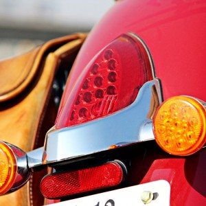 Indian Chief Vintage Review Details Tail Light and Turn Indicators