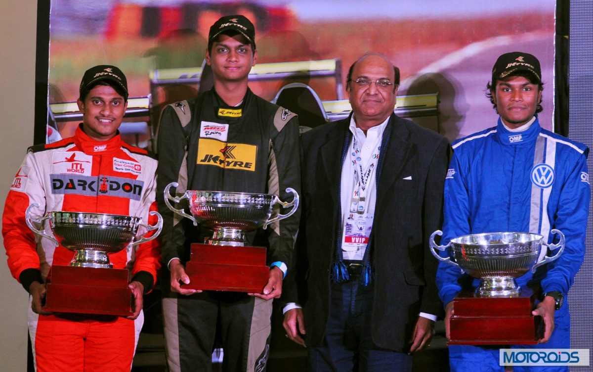 JK Racing India Series champion