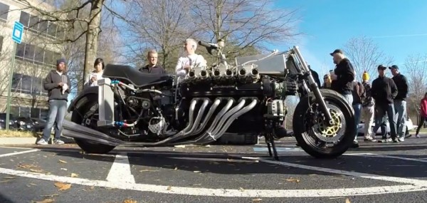 Lamborghini powered bike