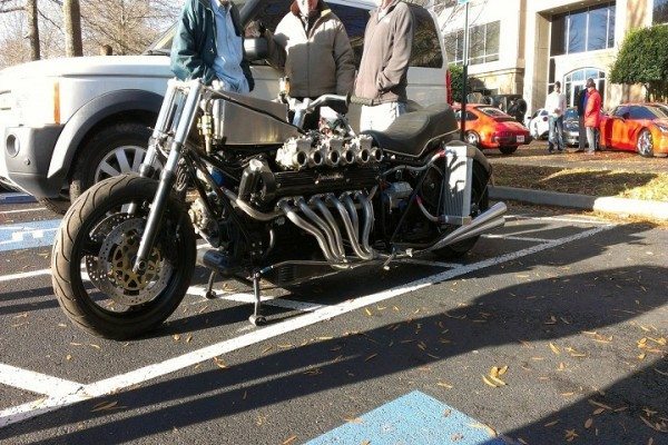 Lamborghini powered bike