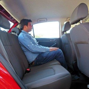 Tata Bolt rear seats
