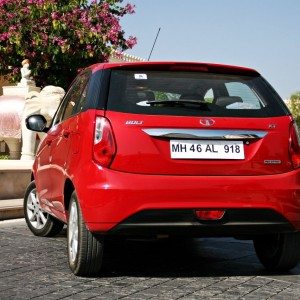 Tata Bolt still red rear