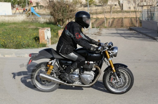 Triumph Cafe Racer Spied