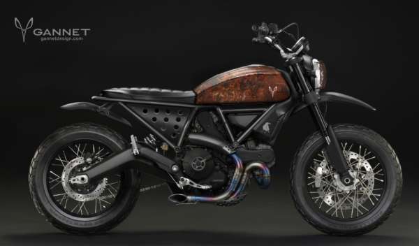 Ulfert Ducati Scrambler oxidated metal