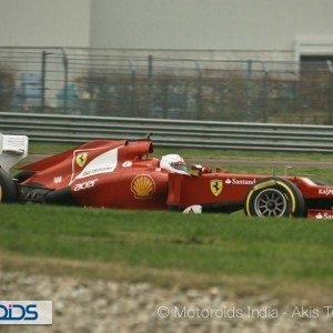 Vettel Ferrari testing Fiorano