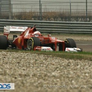 Vettel Ferrari testing Fiorano