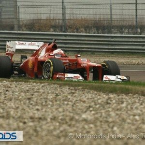 Vettel Ferrari testing Fiorano