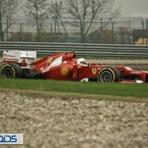 Vettel Ferrari testing Fiorano