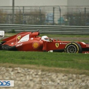 Vettel Ferrari testing Fiorano