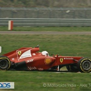 Vettel Ferrari testing Fiorano