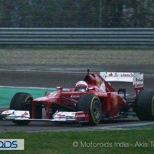 Vettel Ferrari testing Fiorano