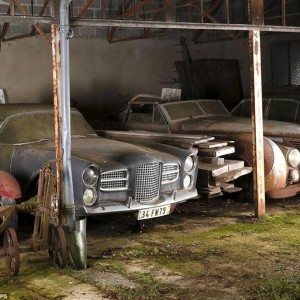 car collection discovered in french barn