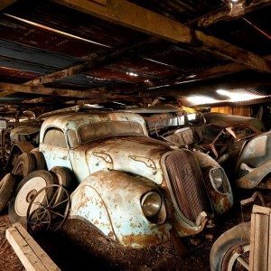 exotic cars found in french barn