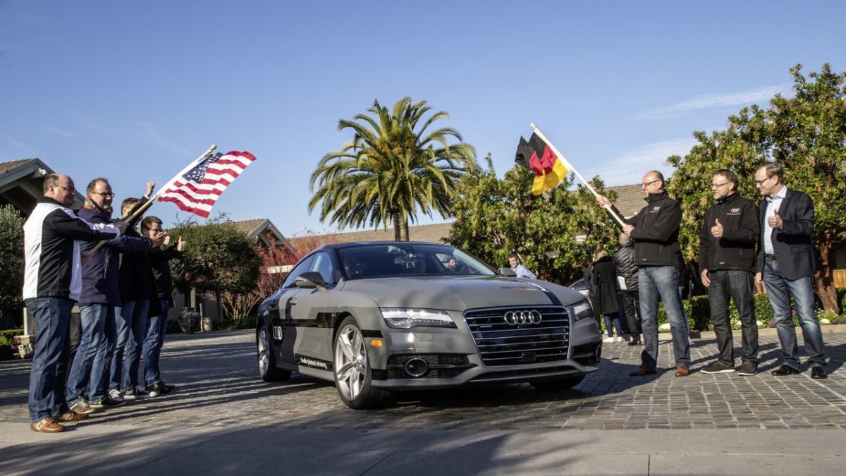 Audi piloted drive from Silicon Valley to Las Vegas