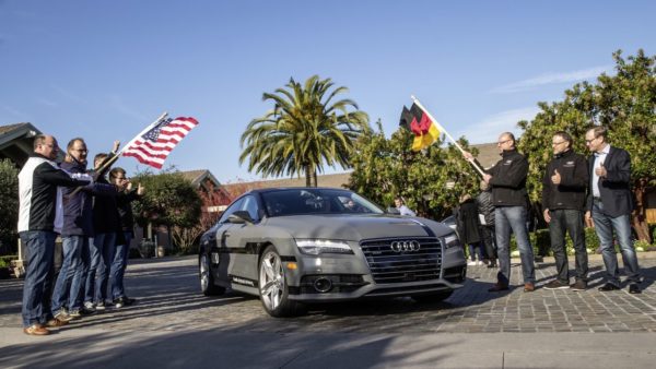 550 Meilen pilotiert vom Silicon Valley nach Las Vegas: Langstrecken-Test im Audi A7 Sportback piloted driving concept