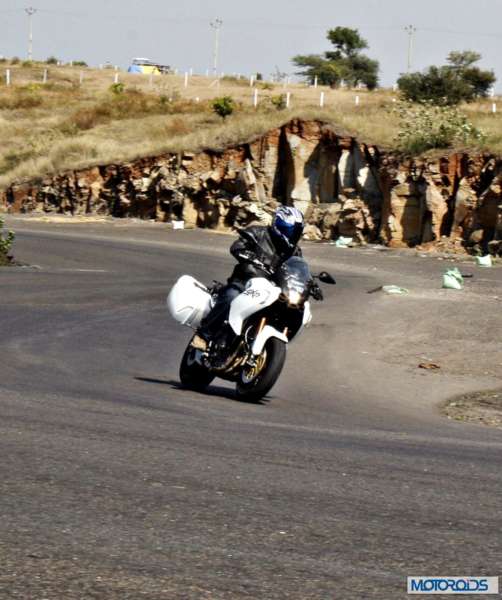 Best take the corners slow with added luggage and a full tank