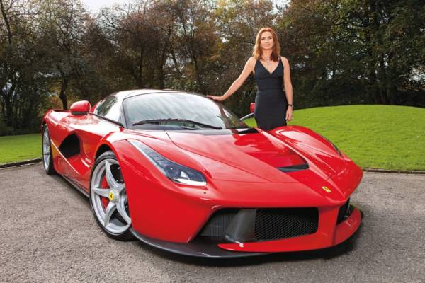 Cornelia Hagmann and her LaFerrari