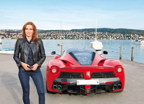 Cornelia Hagmann and her LaFerrari (3)