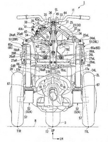 Honda NC750 tilting trike