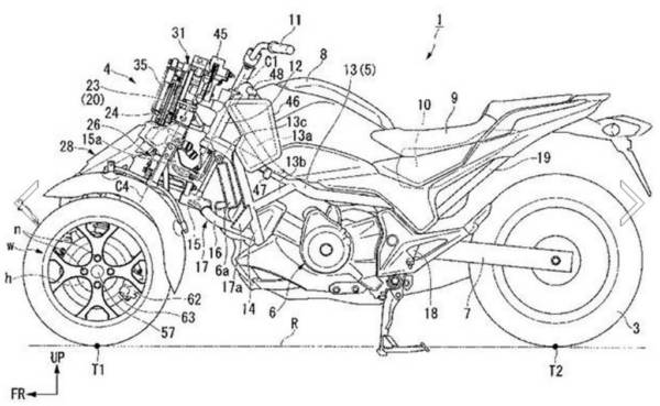 Honda three wheel motorcycle