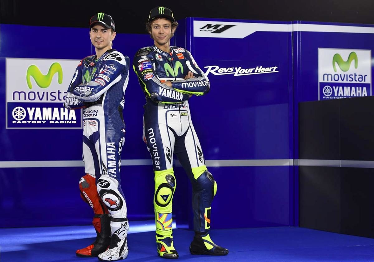 Jorge Lorenzo and Valentino Rossi  MotoGP
