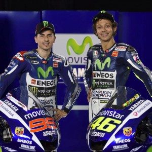 Jorge Lorenzo and Valentino Rossi  MotoGP