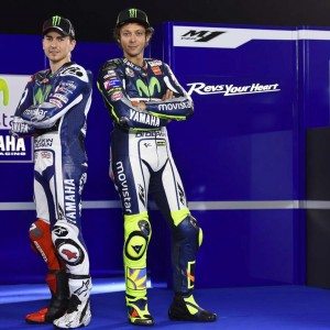 Jorge Lorenzo and Valentino Rossi  MotoGP