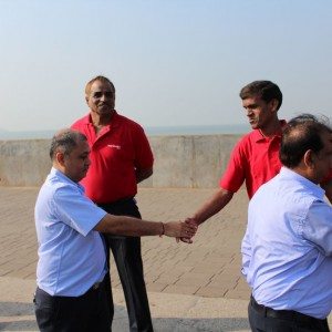 Mahindra Production Milestone Human Chain