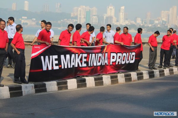 Mahindra - Production Milestone - Human Chain (4)