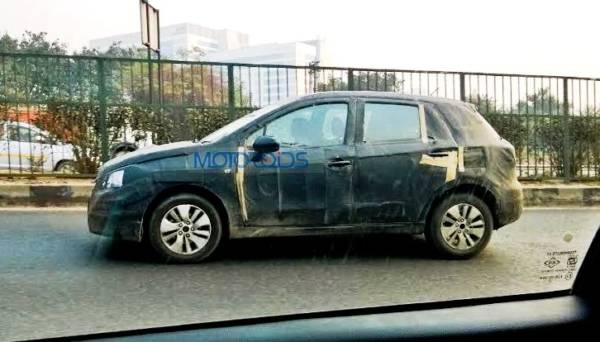 Maruti S Cross spied