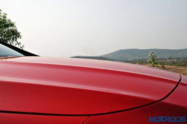 Mercedes CLA bonnet humps