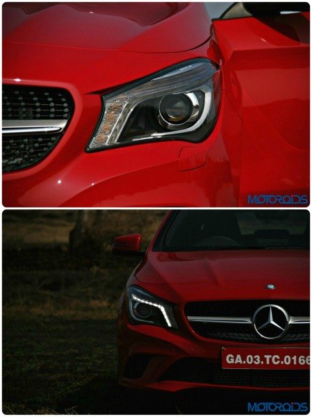 Mercedes CLA head lamps