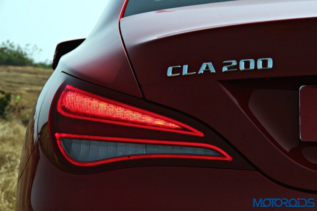 Mercedes CLA tail lamp