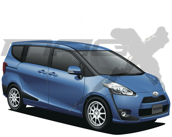 Next generation Toyota Sienta render