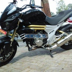 Production Ready Mahindra Mojo Spotted