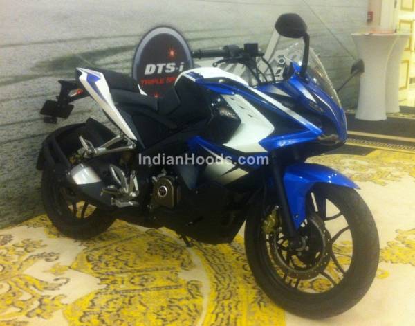 Spied Bajaj Pulsar SS Blue