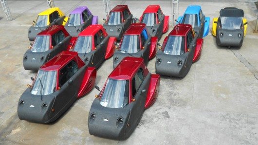 Spirau foam car