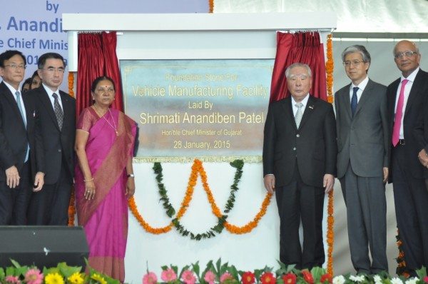 Suzuki Foundation stone ceremony (1)