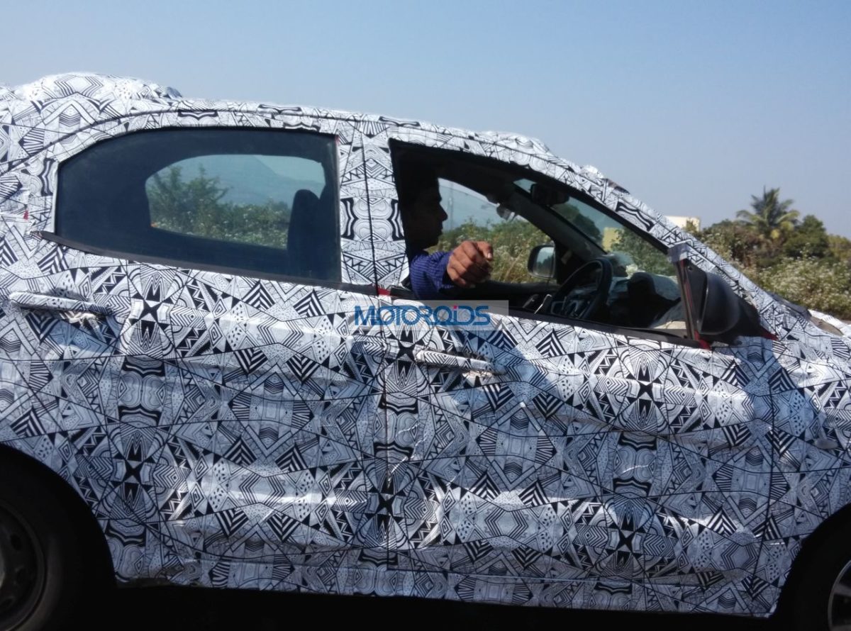 Tata Kite Hatchback Spied In Pune Side