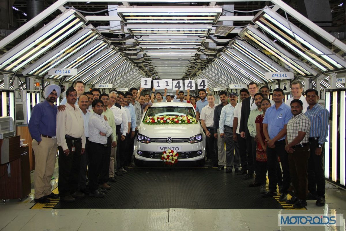 Volkswagen Employees Celebrate At Pune Plant