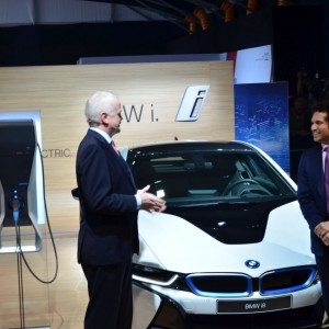 bmw i india sachin expo launch