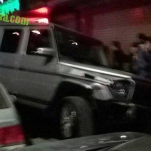 mercedes g crash china