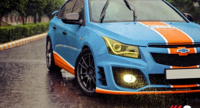 This Gulf liveried, modified Chevrolet Cruze finds our ... This Gulf liveried, modified Chevrolet Cruze finds our ...