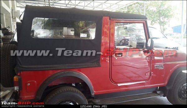 updated mahindra thar facelift