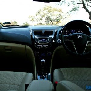 Hyundai Verna S cabin view