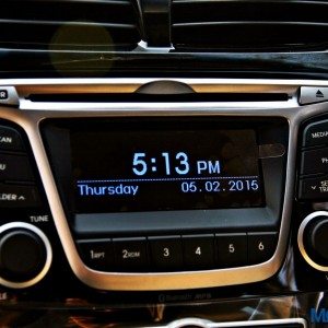 Hyundai Verna S audio system