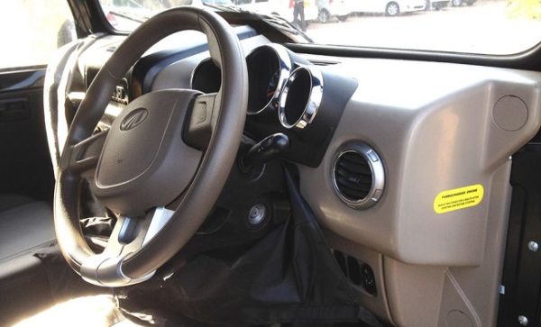 2015 Mahindra Thar interior