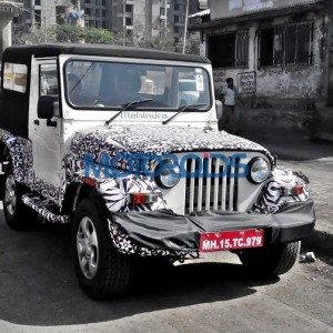 Mahindra Thar spy image