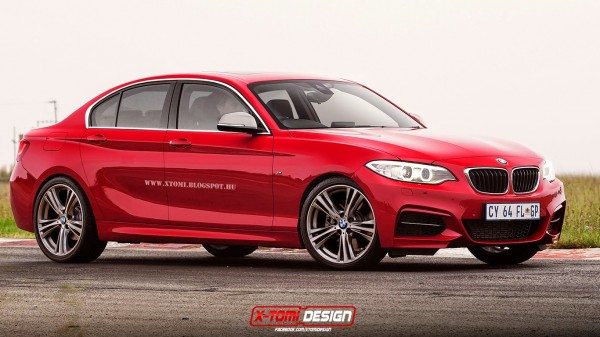 2016 BMW 1 Series Sedan Render (1)