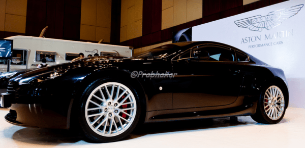 Aston Martin V8 Vantage Hyderabad International Auto Show 2011